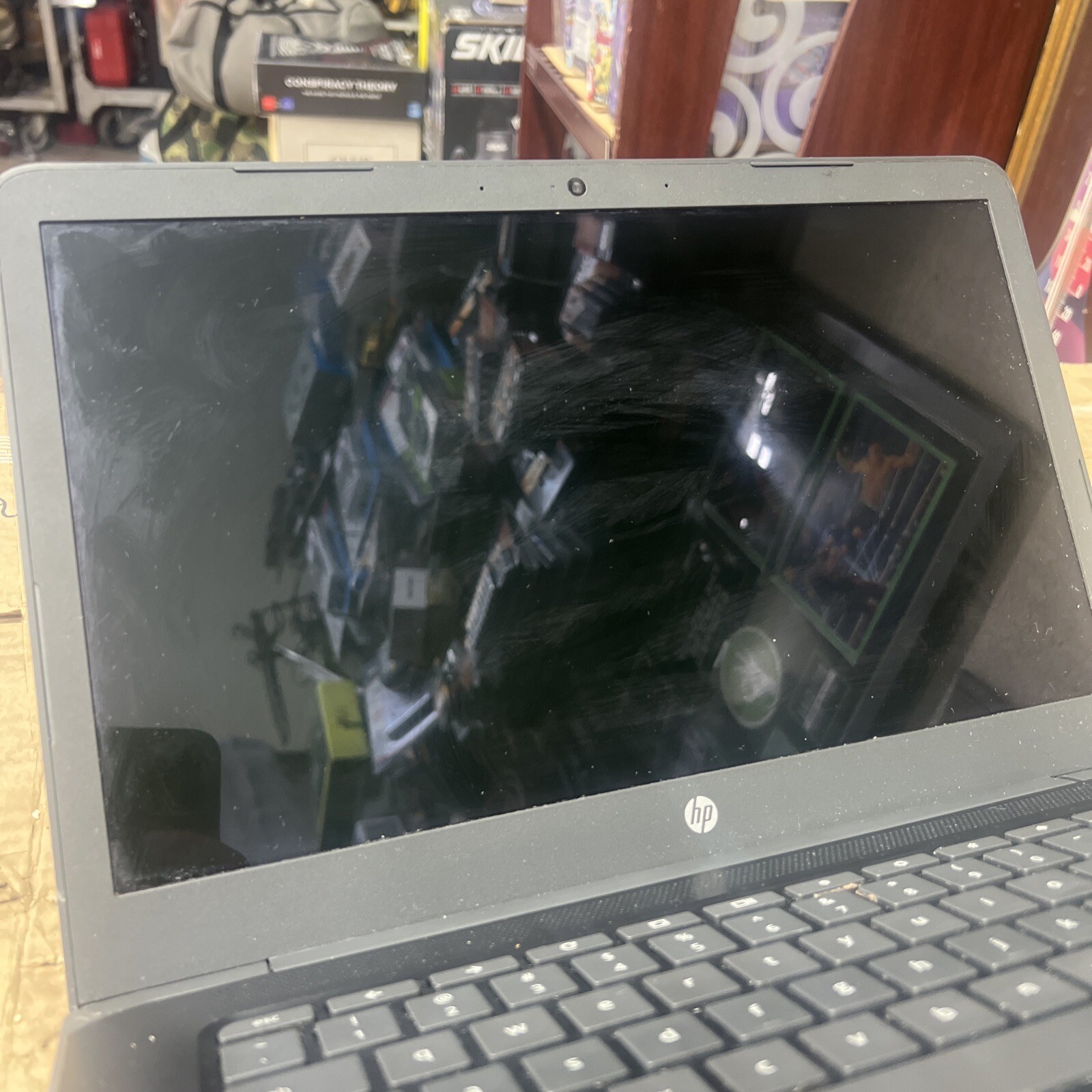 HP Chromebook 14-db0025nr Laptop – Chalkboard Grey