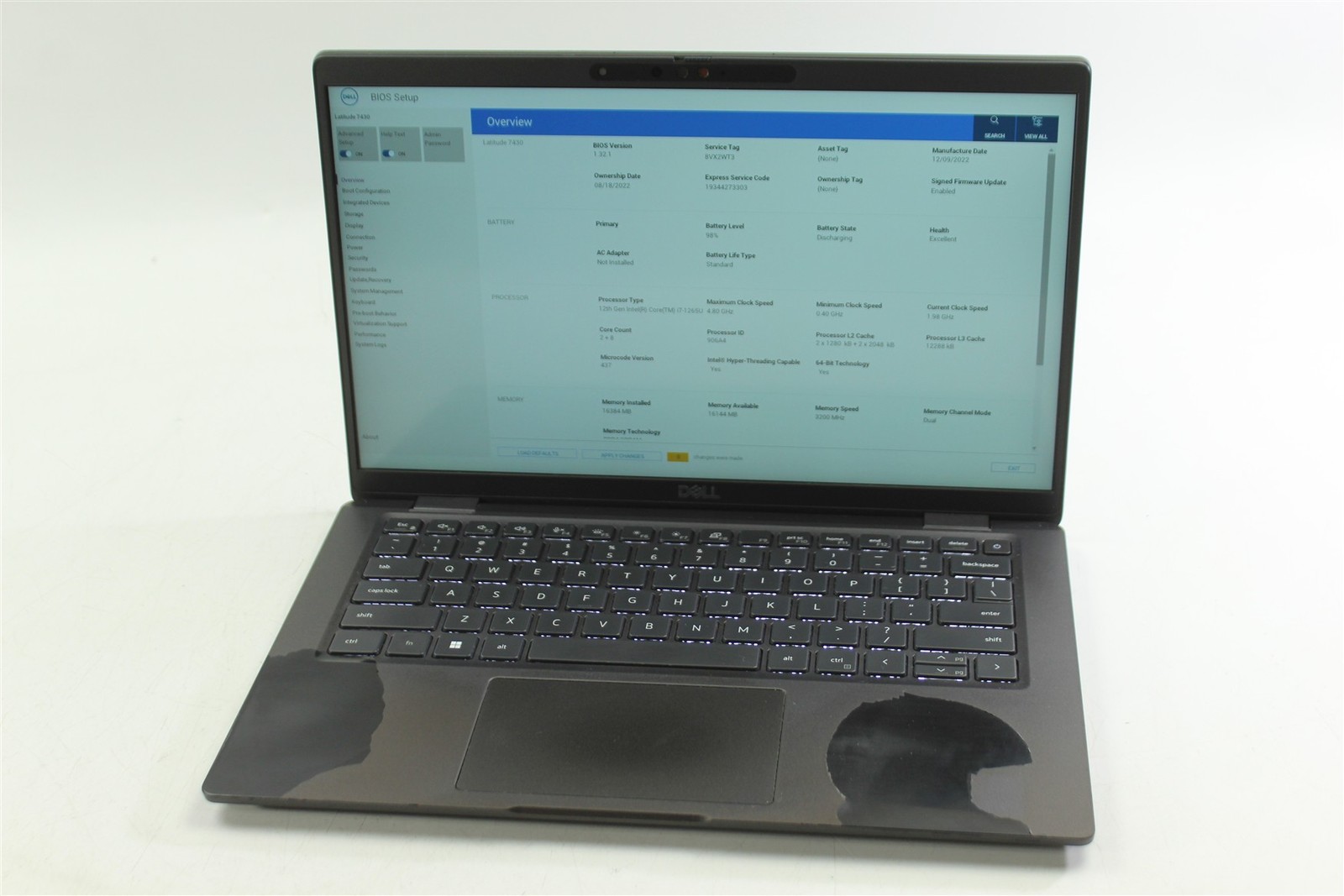 Dell Latitude 7430 14″ FHD Touch i7-1265U 1.8GHz 256GB SSD 16GB RAM W11P