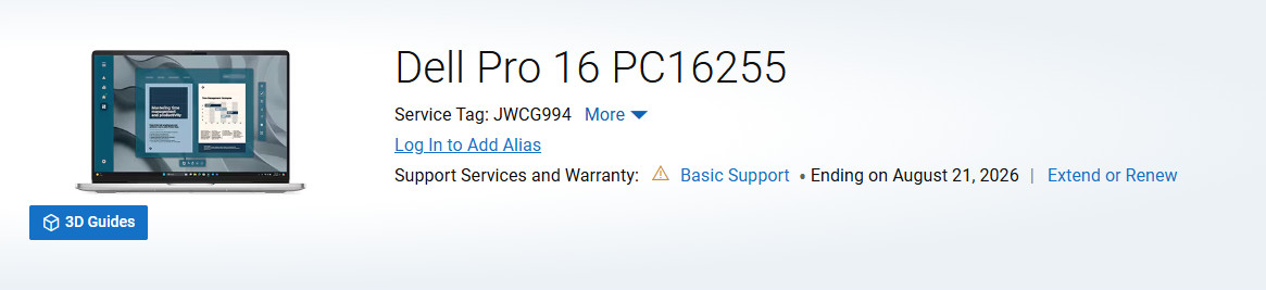 Dell Pro 16 PC16255 15.6″ Ryzen 5 Pro 215 3.2GHz 16GB RAM 256GB SSD WARRANTY