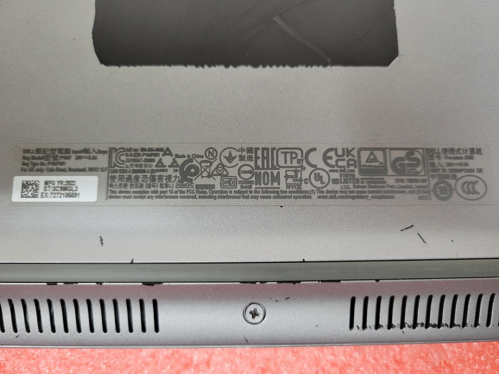 Dell Precision 3560 15.6″ i7-1165G7 8GB RAM 256GB SSD Win 11 Pro – LP40A