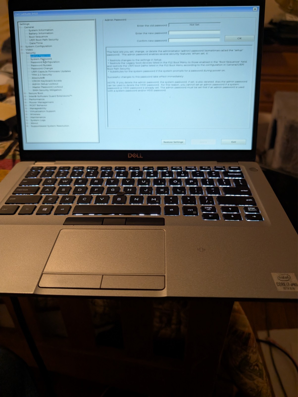 Dell Latitude 5410 14″ Laptop i7-10610U 8GB RAM 256 GB SSD Win11 Pro WIFI BT