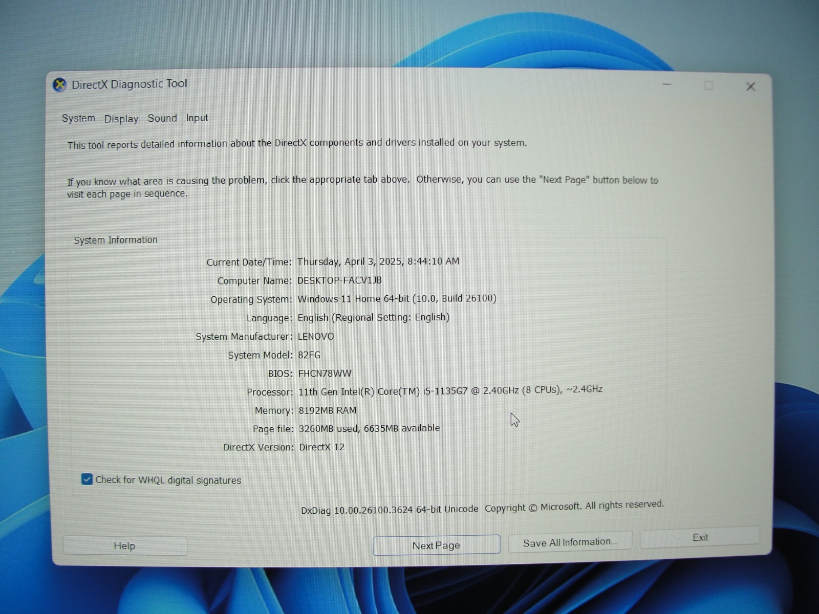 Lenovo IdeaPad 5 15ITL05 15.6” FHD Intel Core i5-1135G7 2.4GHz 8GB SSD 256GB
