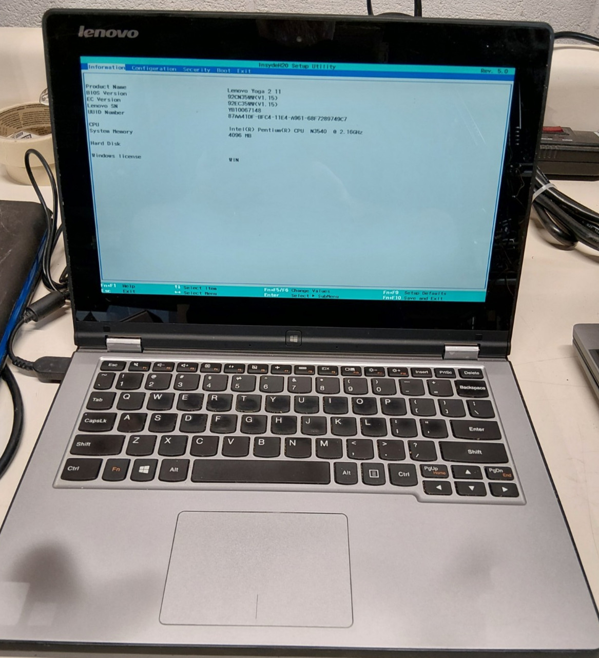 Lenovo Yoga 2 11 20332 13″ Intel Pentium N3540 #920