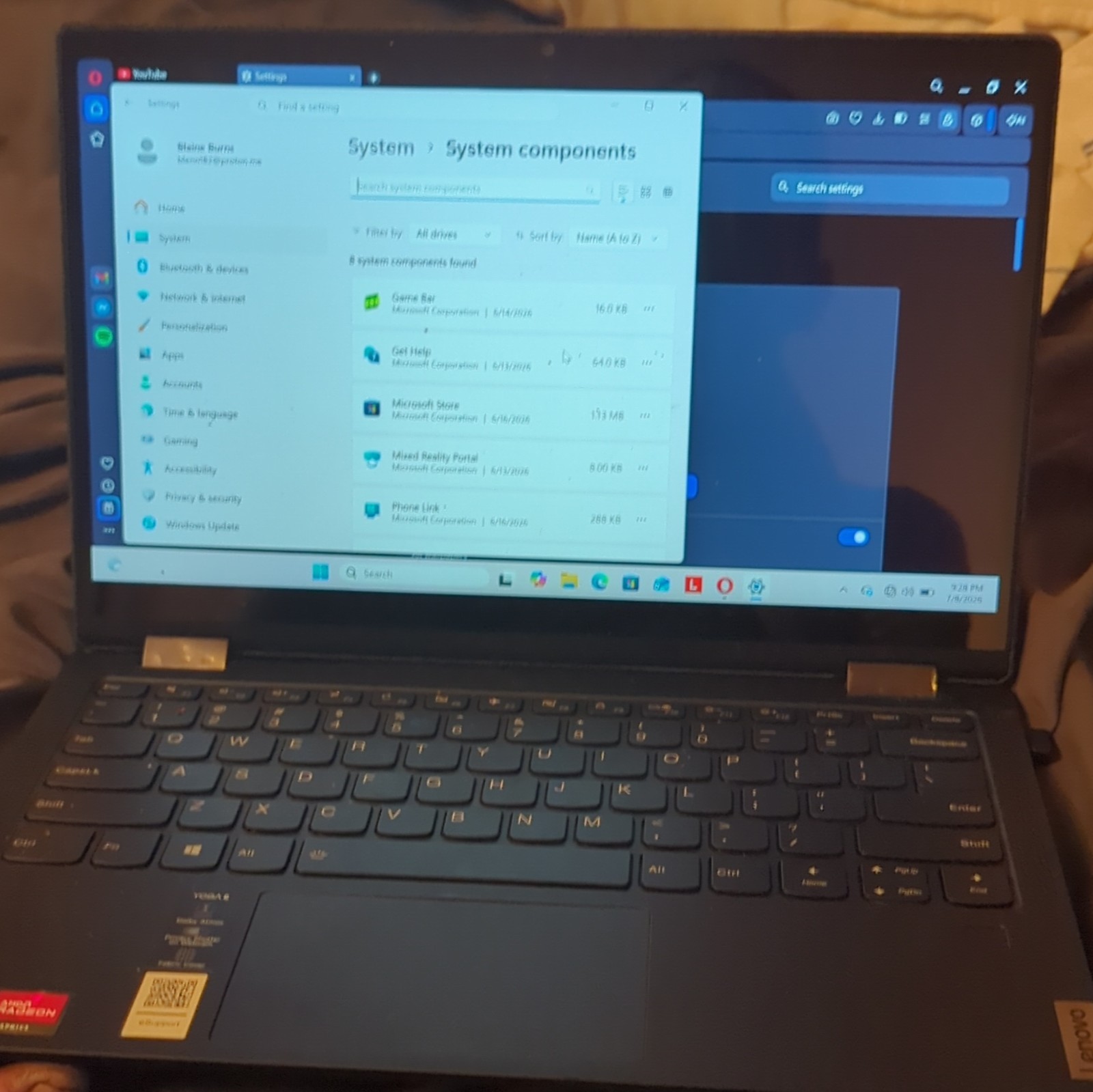Lenovo Yoga 6 13ALC6 13in Ryzen 5 5500U 8GB 238GB SSD Win11 Gray