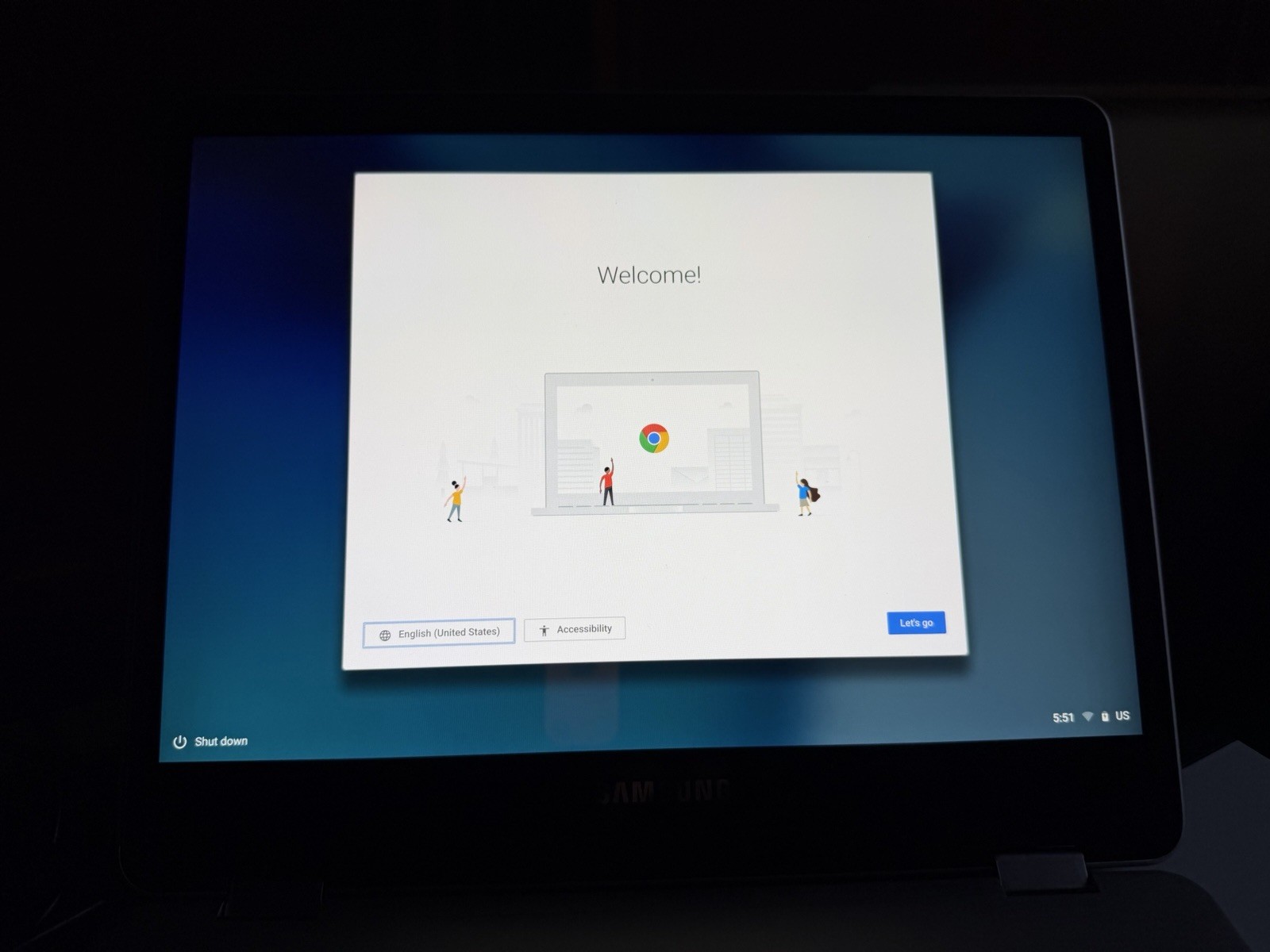 Samsung Chromebook Plus 12.3 ARM 4GB 32GB eMMC Silver XE513C24-K01US 360 Deg