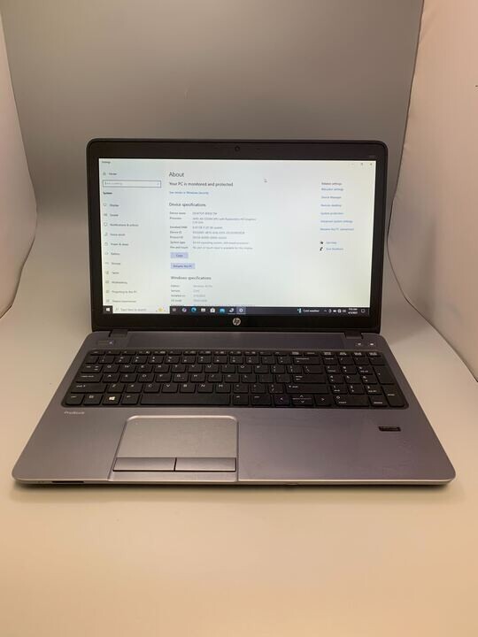 HP ProBook 455 G1 15.5″ AMD A8-5550M @2.1GHz 8GB RAM 500GB HDD Win 10 Pro