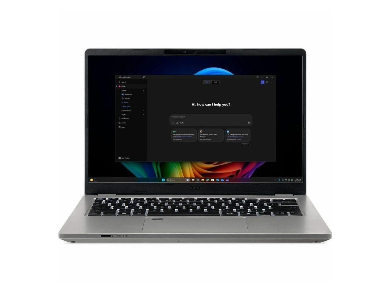 Acer TravelMate P4 14 AI TMP414-56-79JC 14″ Clamshell Copilot+ PC Notebook – Int