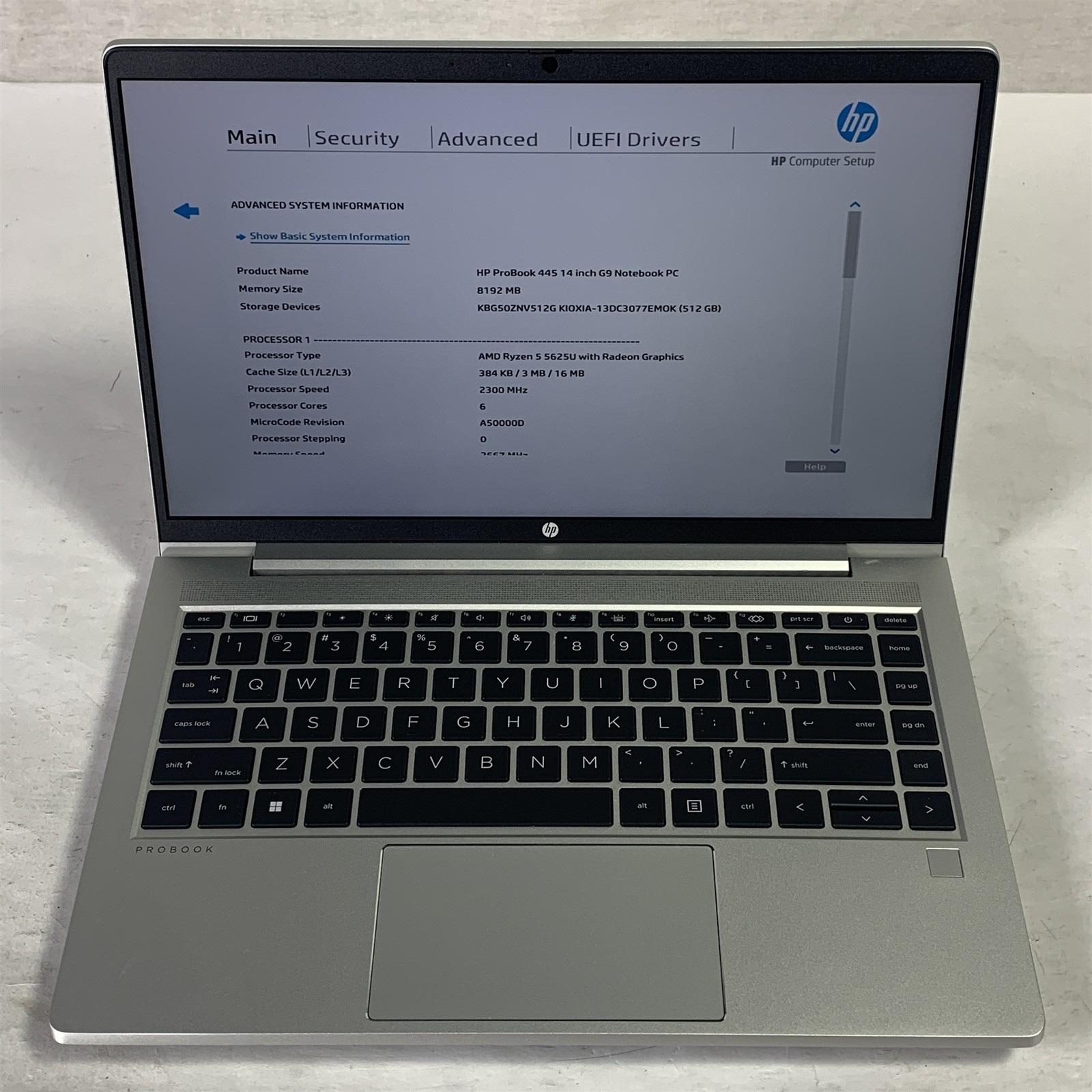 HP ProBook 445 G9 14″ Laptop Ryzen 5 5625U 2.3GHz 8GB 512GB NVMe SSD – Win11