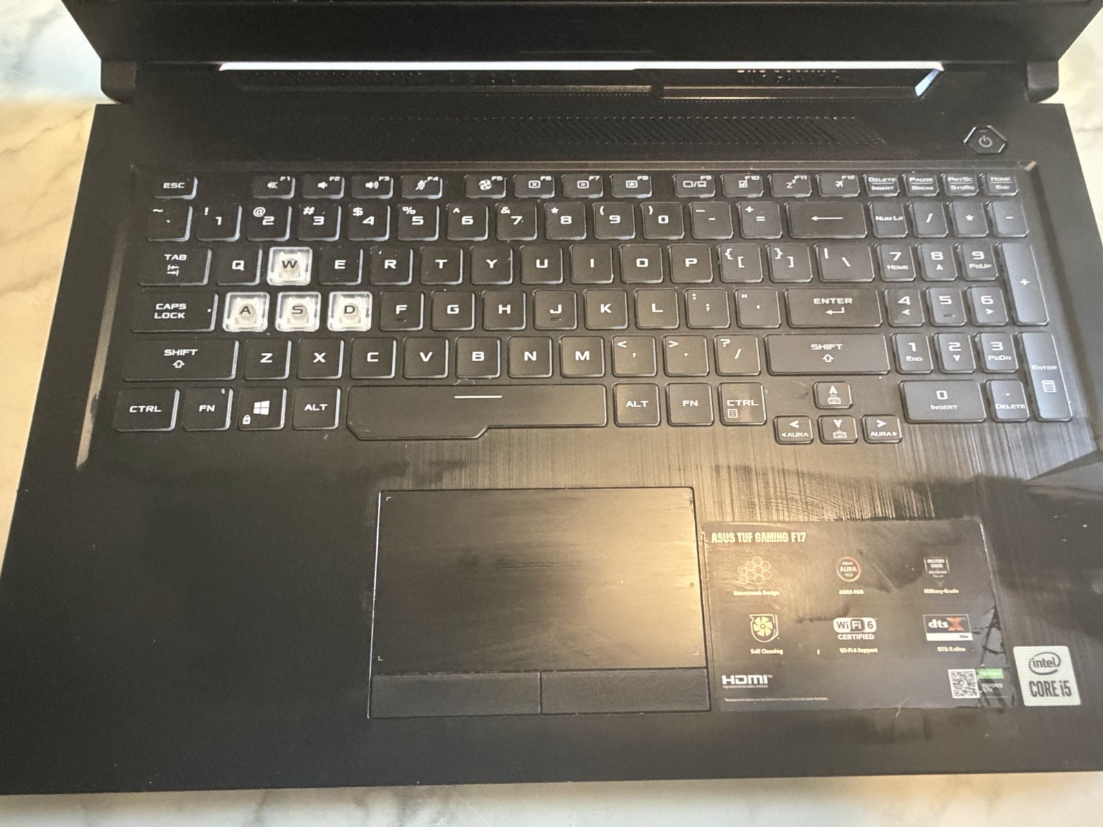 ASUS TUF Gaming F17 17.3in 144Hz i5-10300H 8GB 512GB GTX1650Ti W10