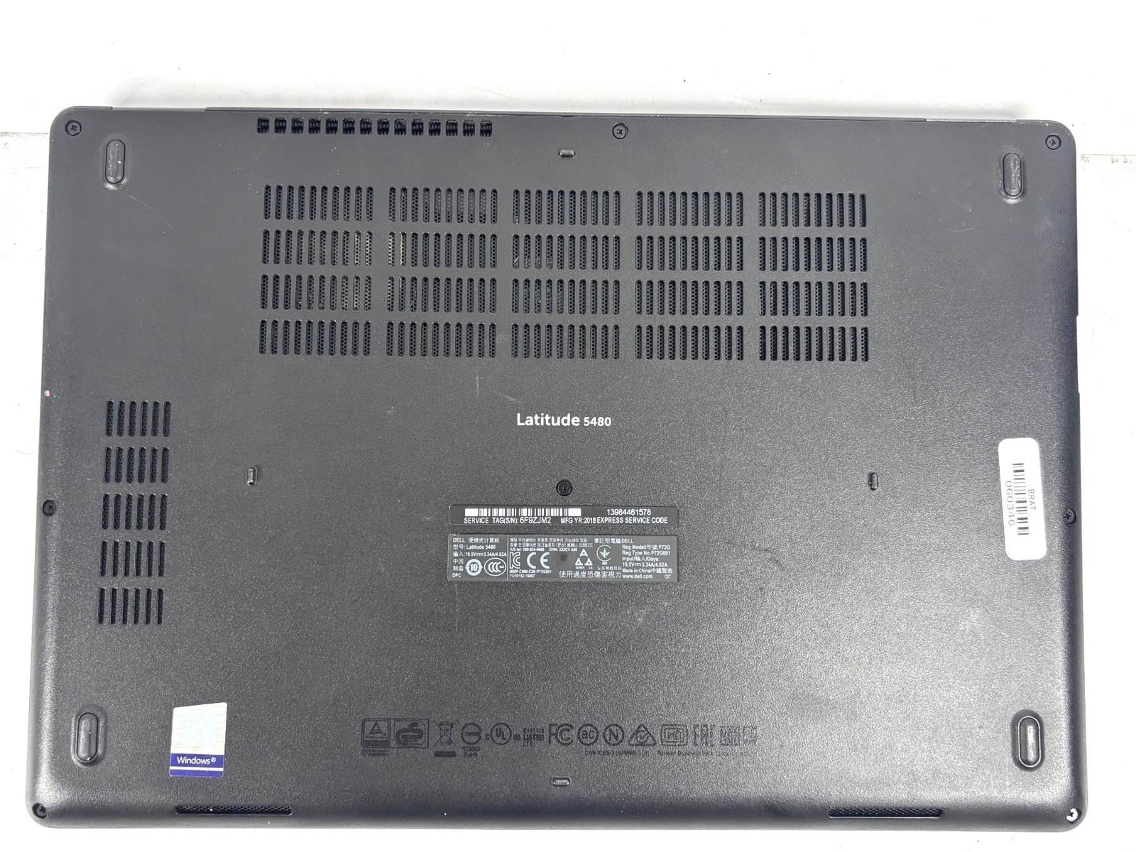 Dell Latitude 5480 – 14″ FHD, 2.6GHz i5, 8GB RAM, 256GB SSD, Windows 11