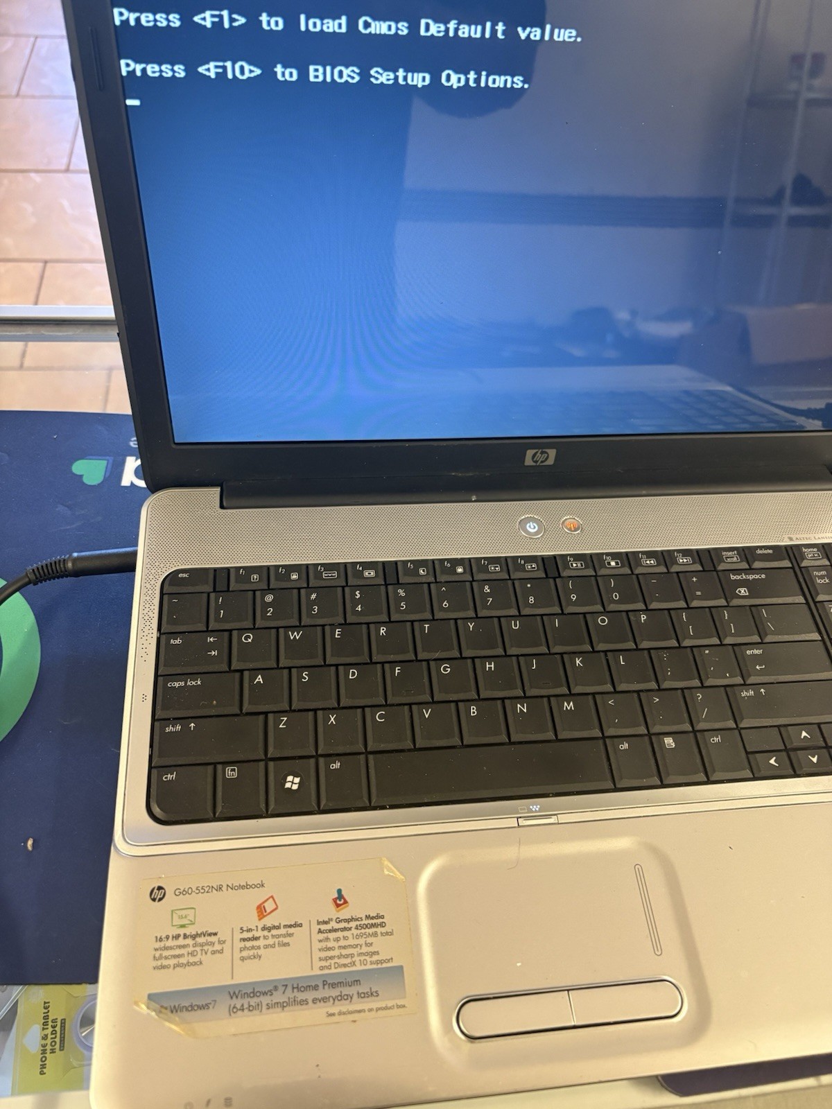 HP G60-552NR Notebook 15″ Laptop Intel Pentium Dual Core-