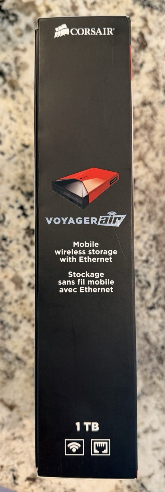 CORSAIR Voyager Air 1 TB Mobile Wireless Storage With Ethernet Brand NEW