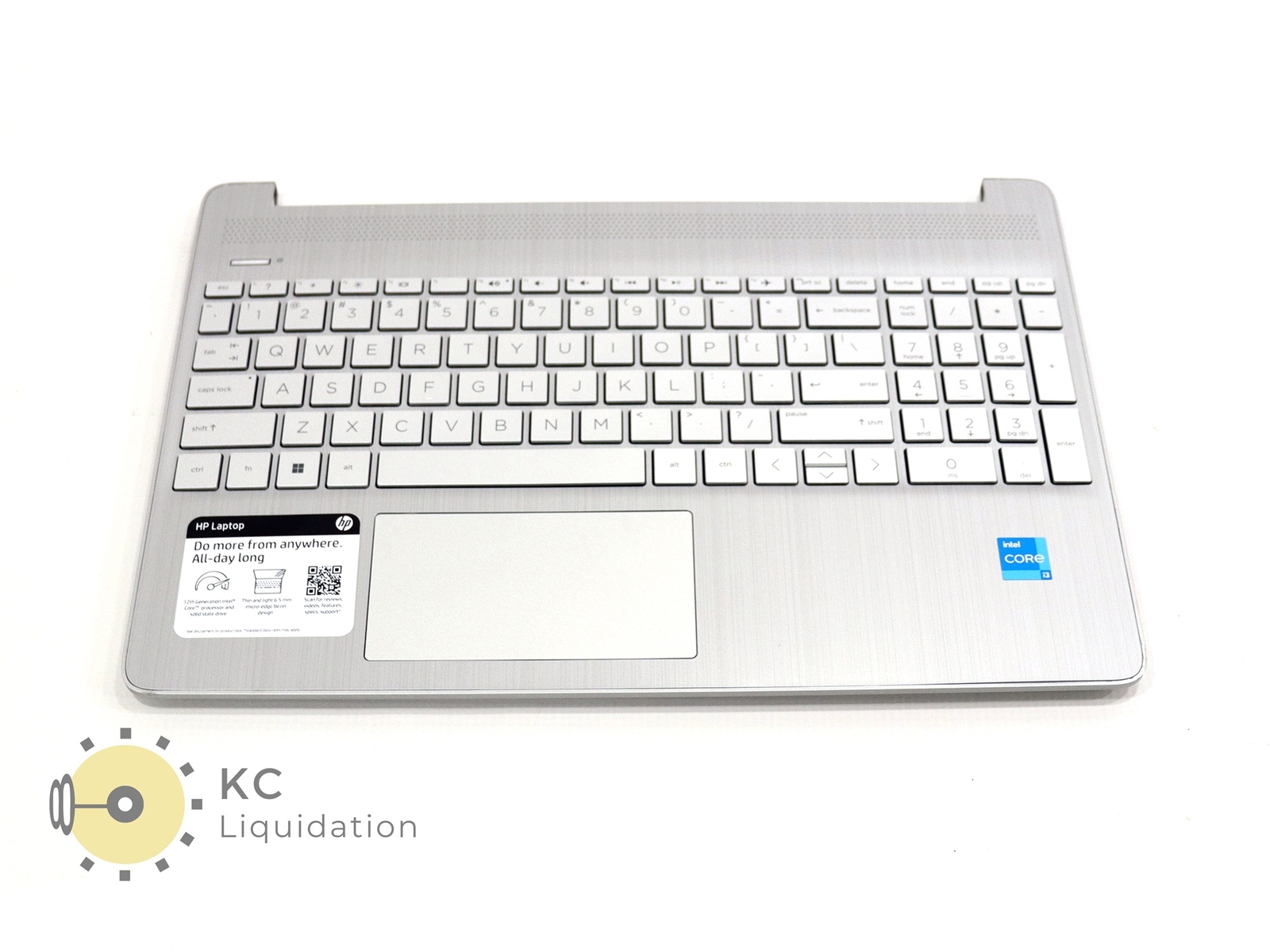 HP 15-DY2132 Laptop Keyboard + Touchpad Assembly 16GB DDR4 i3-12th Gen – Silver