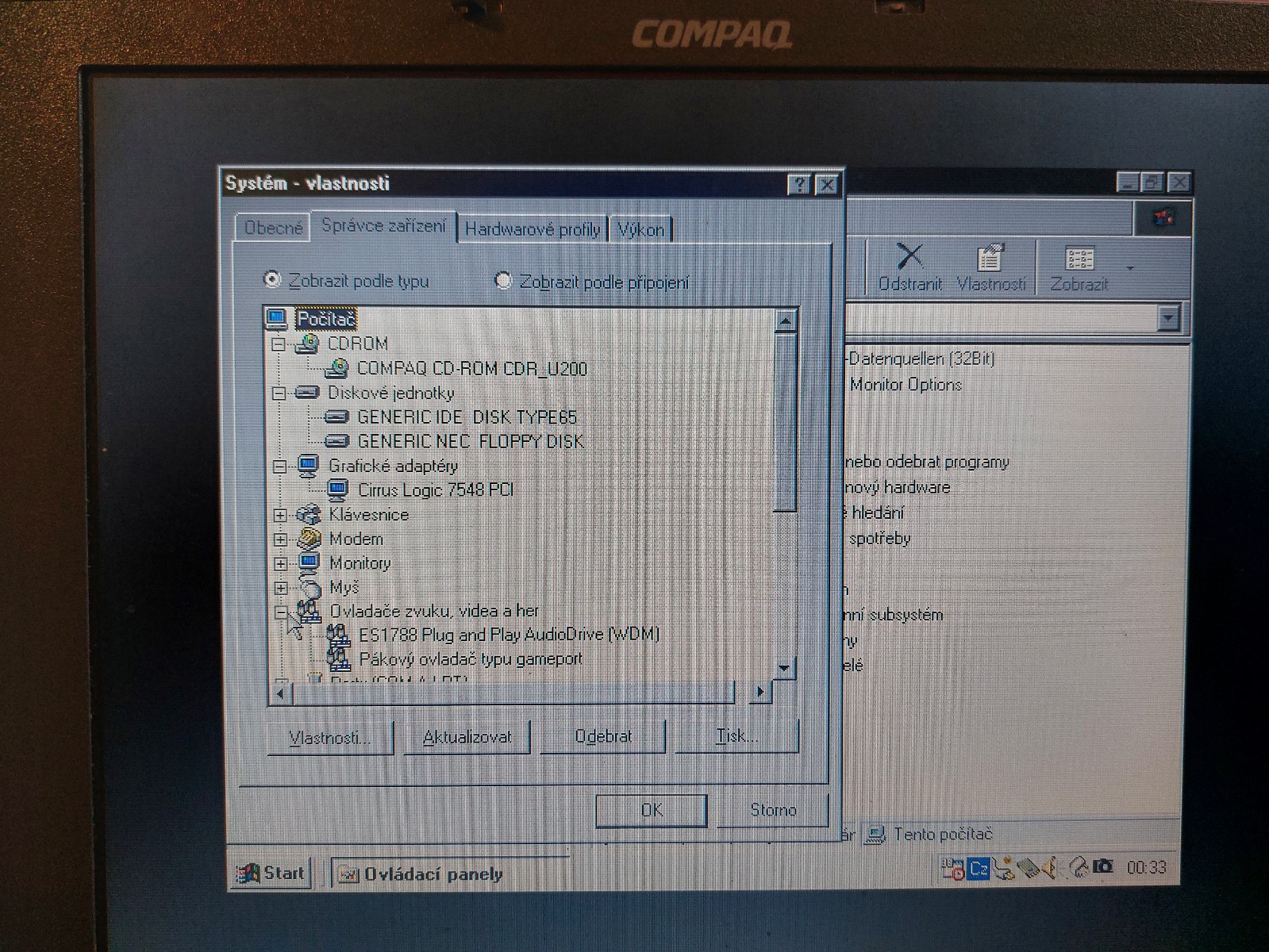 Compaq Armada 4130T (old notebook + docking station)