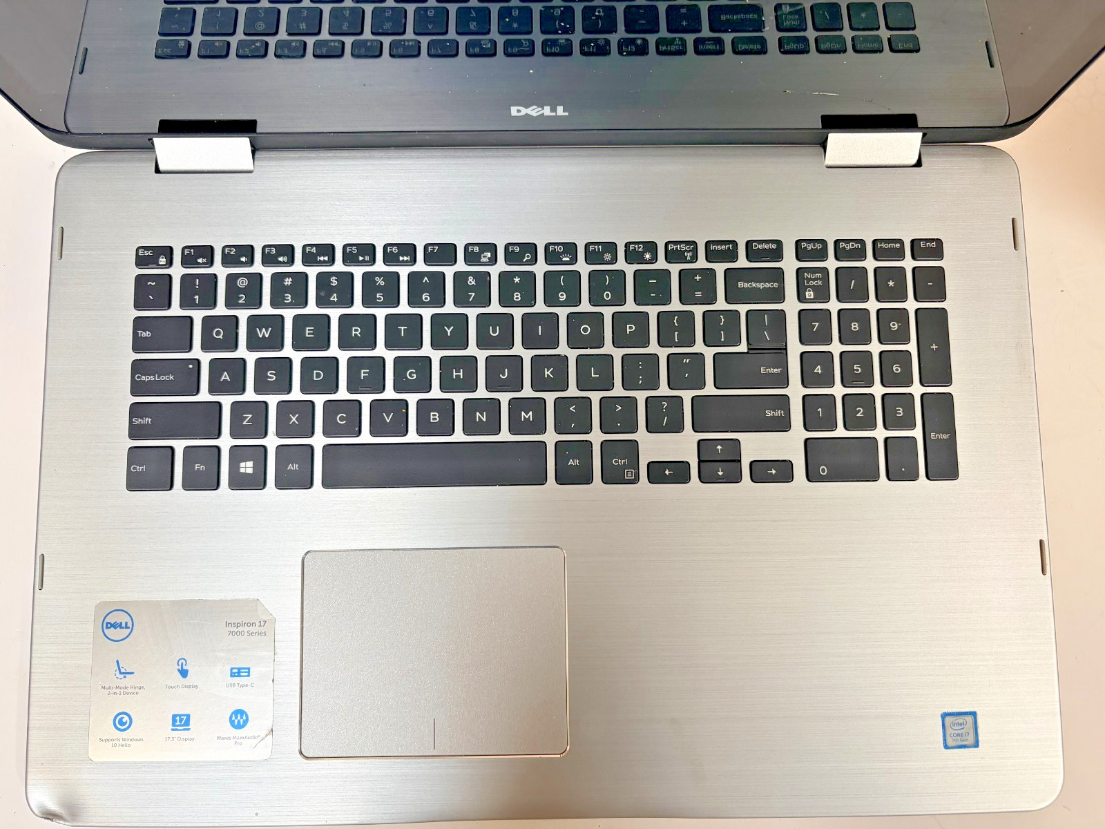 Dell Inspiron 17 7000 Series Laptop Model: P30E, -PARTS ONLY