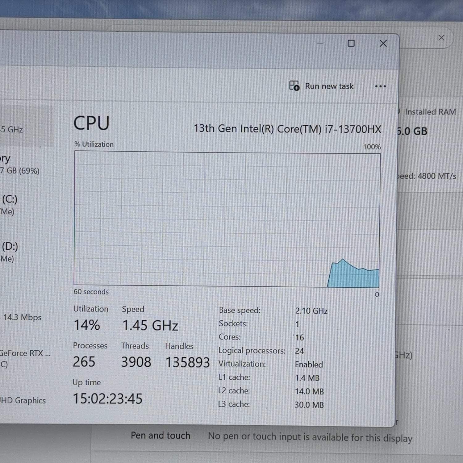Broken MSI Raider GE78HX 13VG i7-13700HX 16GB RAM 1TB SSD GeForce RTX 4070 READ