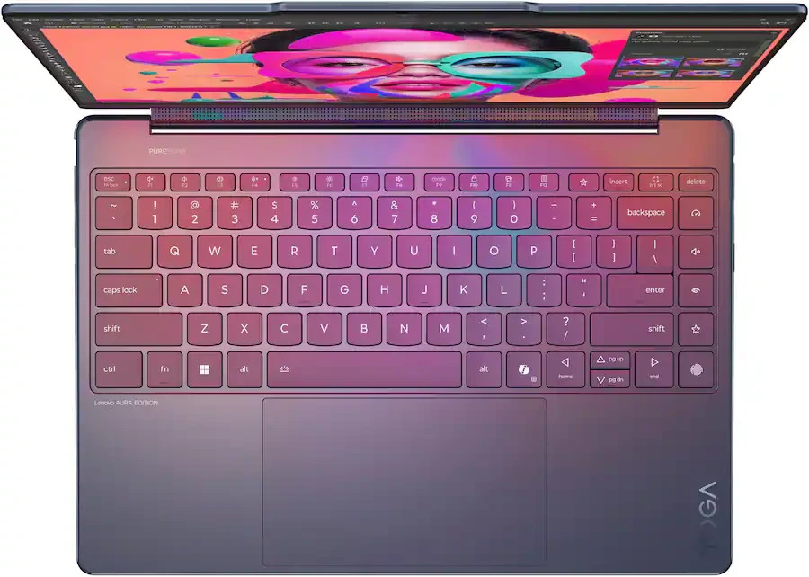 Lenovo Yoga 9i 2-in-1 Aura Edition 14″ 3K 120Hz OLED Touch Ultra 7 258V 32GB 1TB