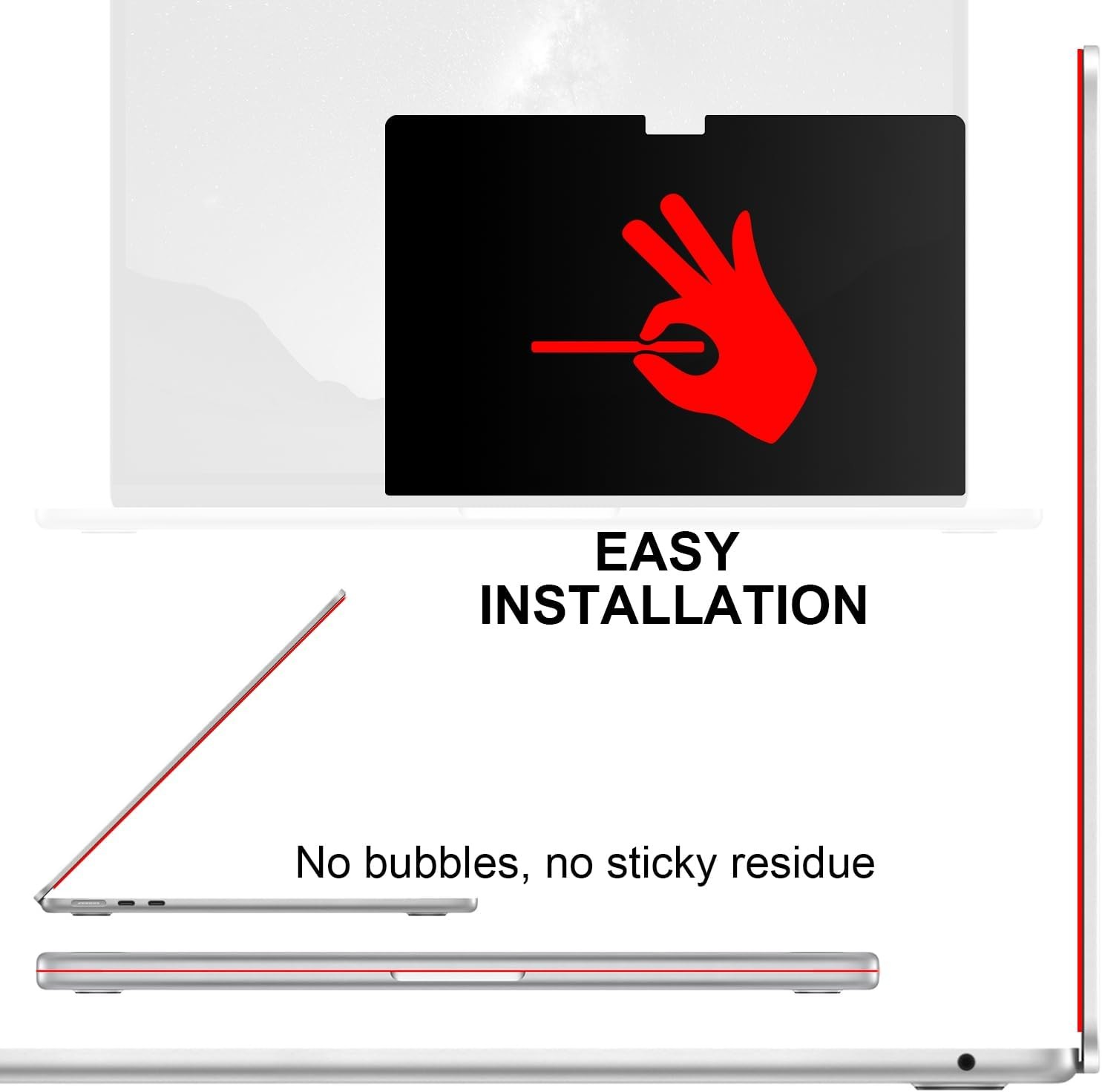 Removable Matte Privacy Screen Filter for 13″ Apple 2026 MacBook Neo Laptop