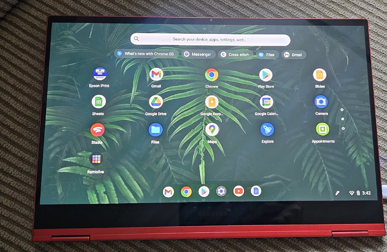 Samsung Galaxy Chromebook 13.3″ (256GB SSD, Intel Core i5 10th Gen., 4.20…