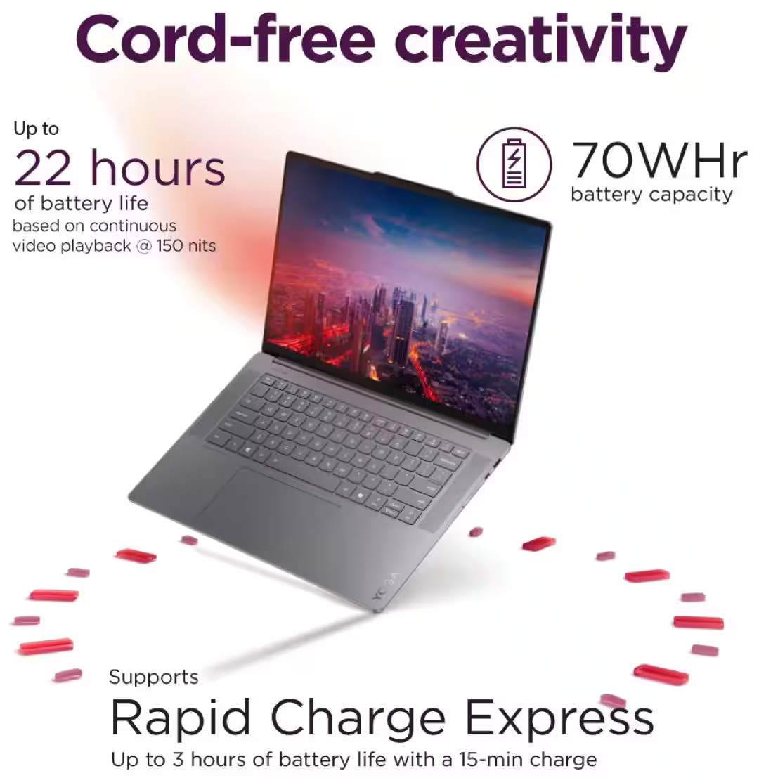 Lenovo – Yoga Slim 7i Aura Edition – Copilot+ PC – 15.33K Touchscreen Lapto…