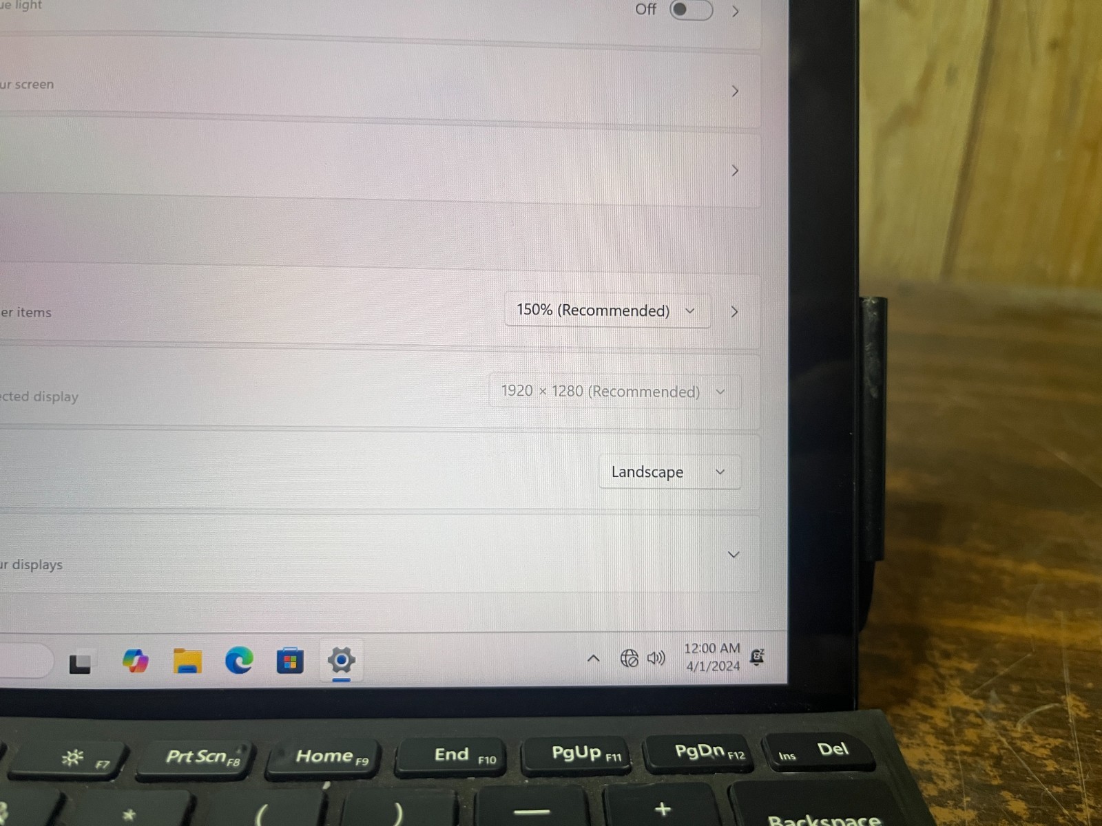 MICROSOFT SURFACE GO 3 (1901) i3-10100Y 1.3GHz 8GB 128GB NVMe TOUCH BACKLIT W11p