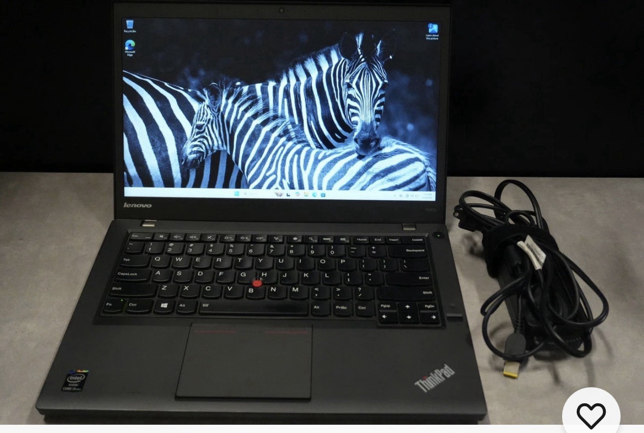 Lenovo ThinkPad T440s i5-4300U 8GB 160GB HDD Win10 Pro 14in HD+ 1600×900
