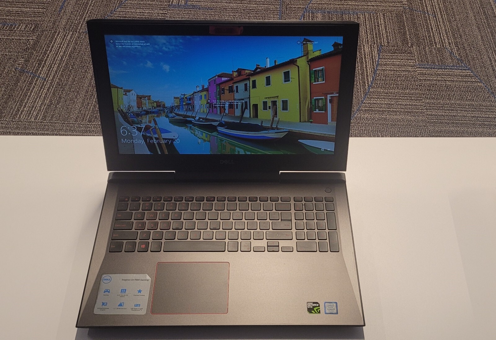 Dell Inspiron 15.6″ Gaming Laptop i5-7300HQ 16GB RAM 1024GB SSD NVidia GTX 1060