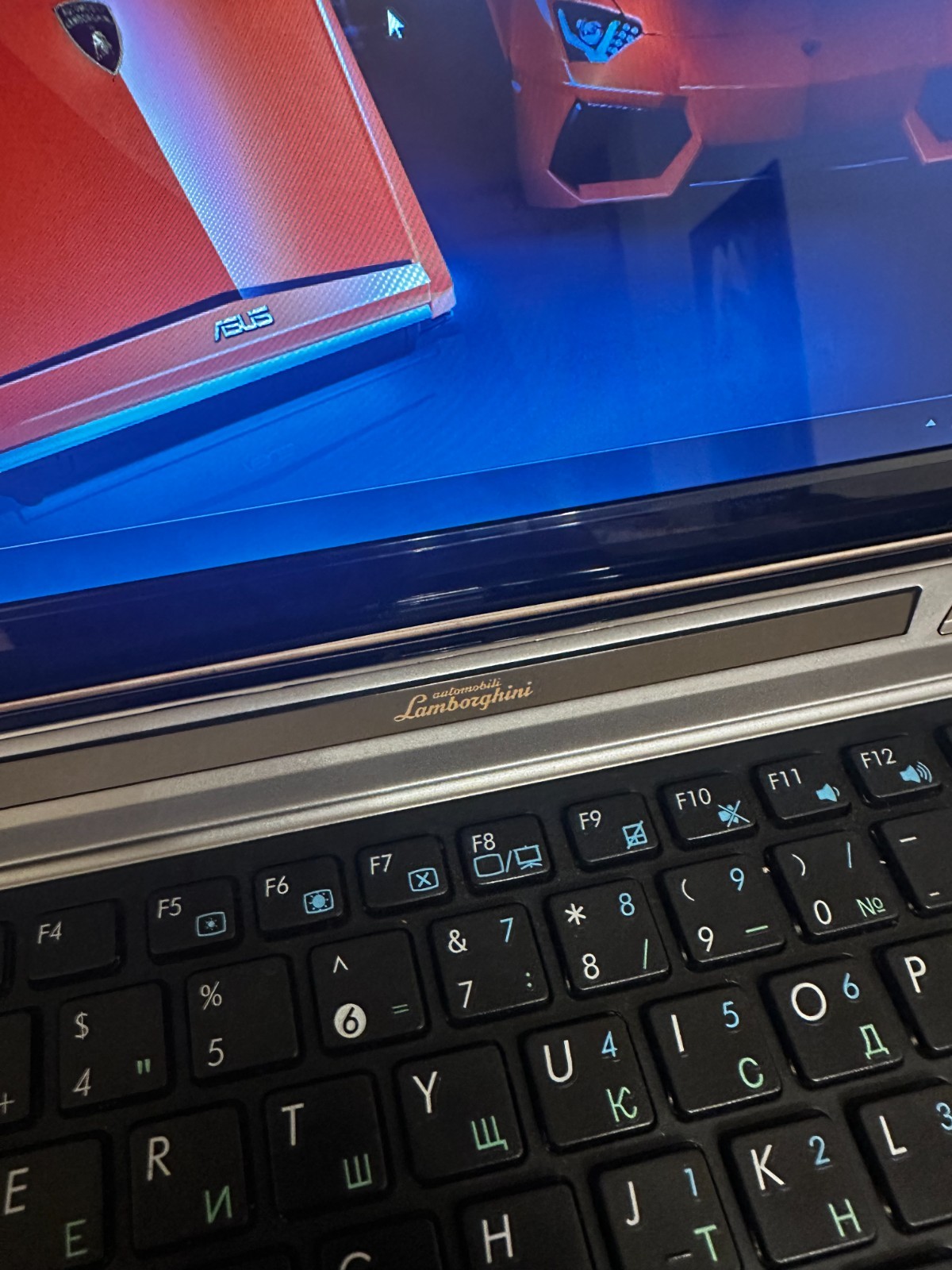 RARE ASUS VX6 Lamborghini Edition Red Laptop Windows 7 12″ Webcam HDMI USB 3.0