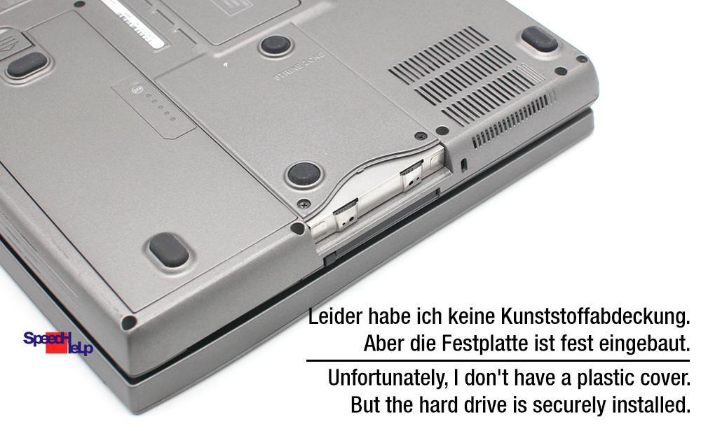 Dell Latitude D810 Notebook Laptop Windows XP RS-232 DVDRW 2GB 60GB 1680×1050