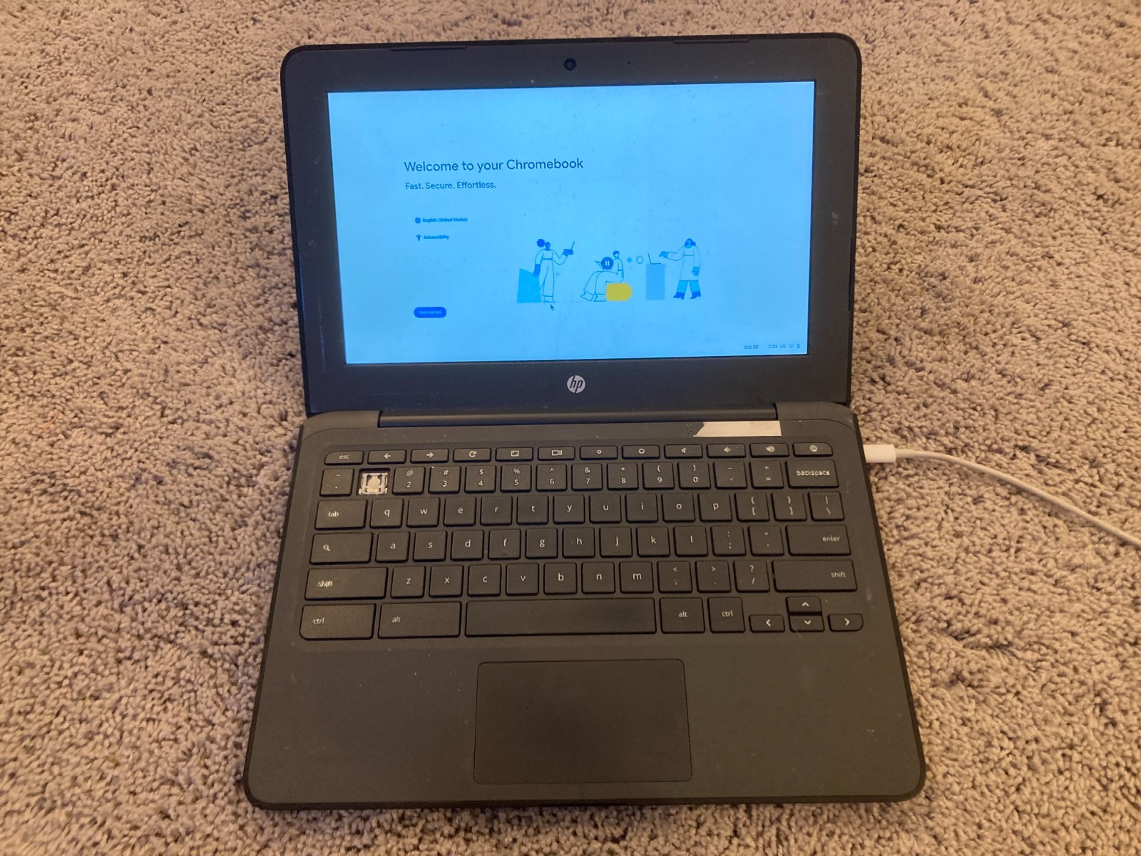 HP Chromebook 11 G6 EE Gray TPN Q220