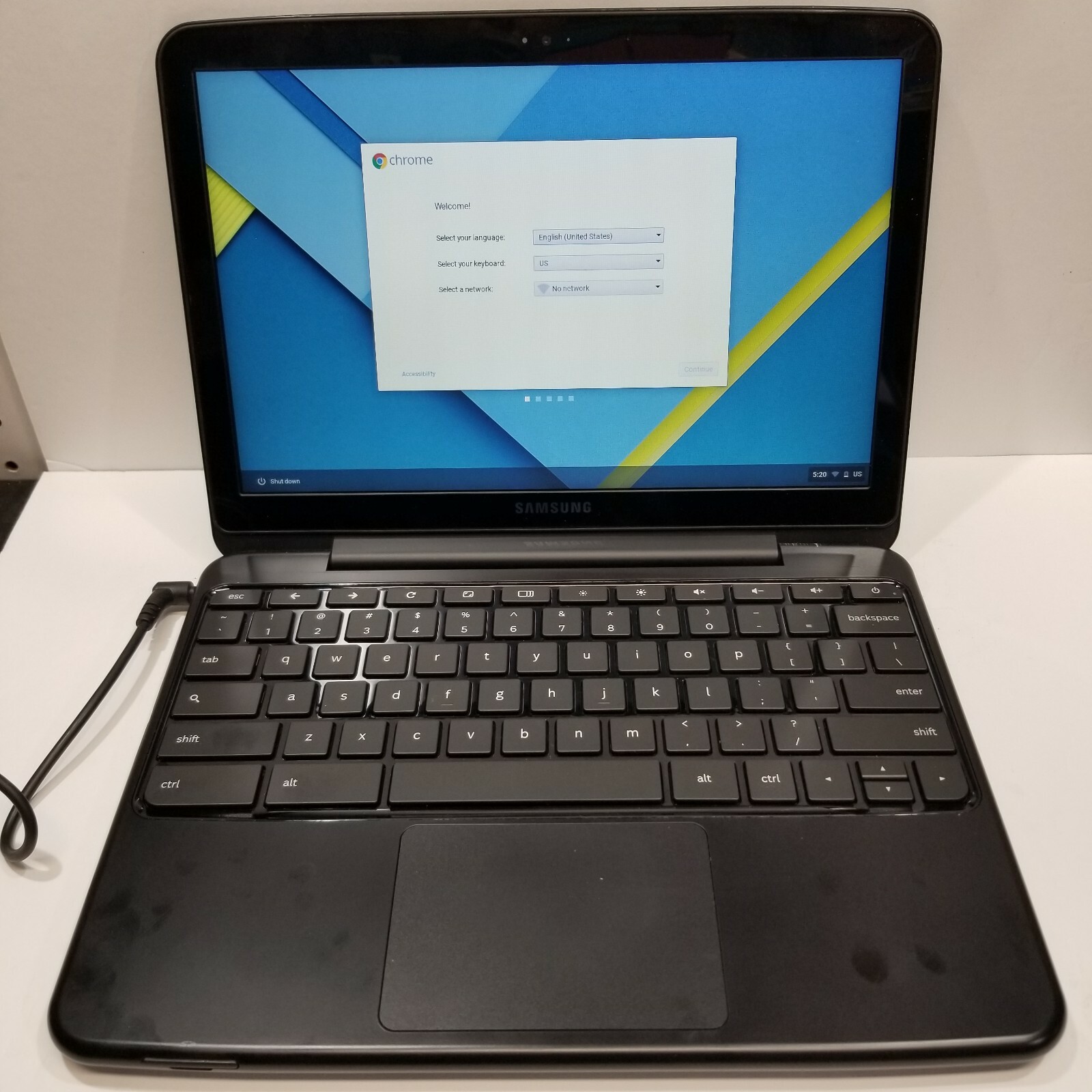 Samsung Chromebook 12.1in. Intel Celeron N3050 1.6 GHz, 2GB RAM 16GB eMMC
