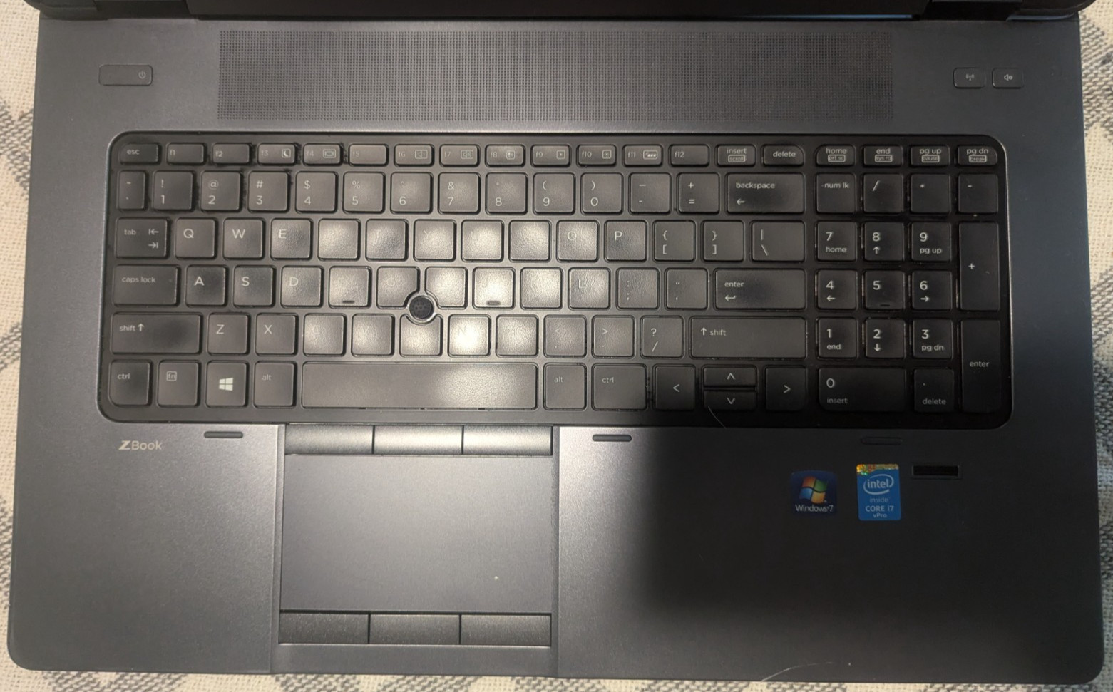 HP Zbook 17, I7-4800mq, Nvidia Quadro K3100M, 32GB, 500GB SSD, 250GB SSD W11P