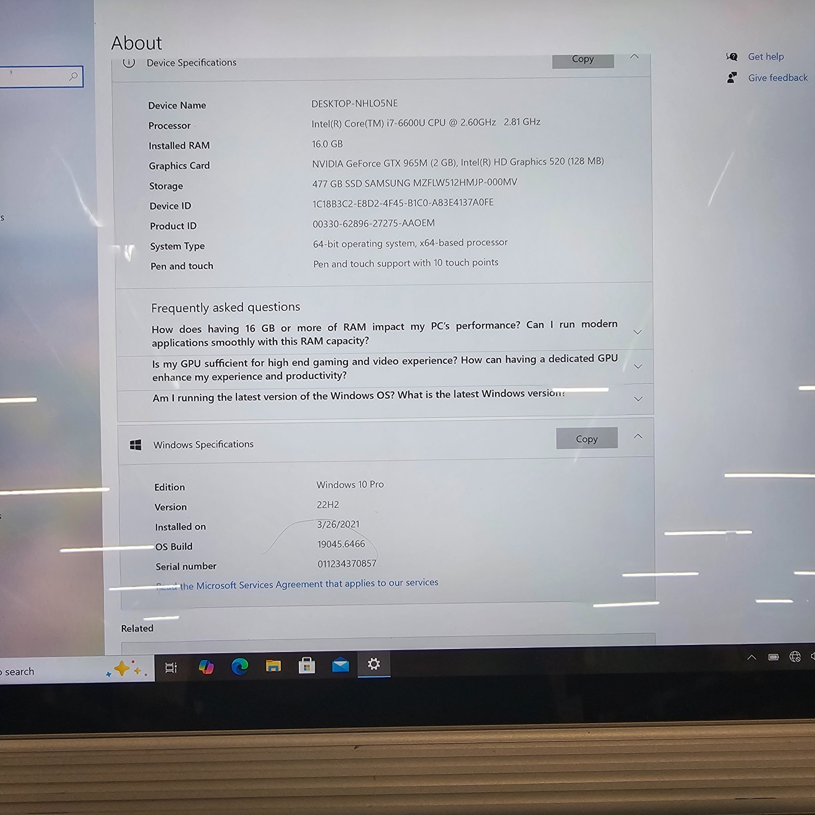 Microsoft Surface Book Intel Core i7-6600u 16GB RAM 512GB SSD NVidia GTX 965M
