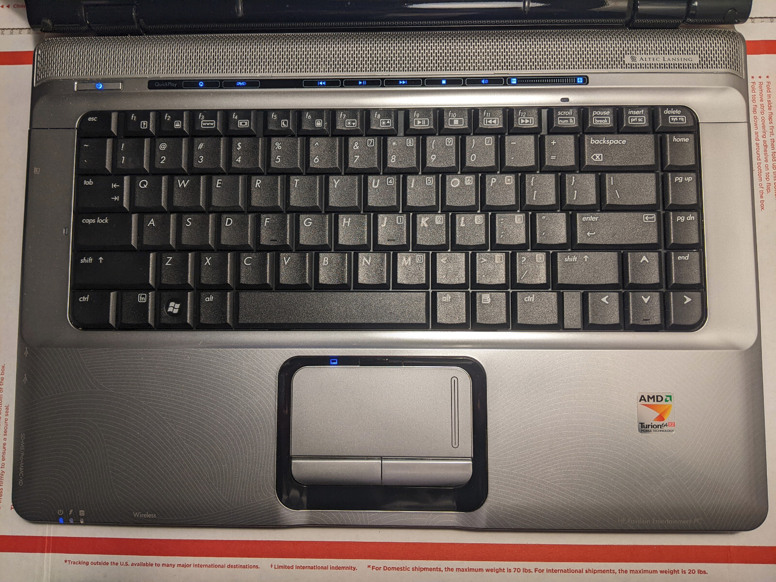 HP Pavilion 15.4 Dv6000 (Dv6305us) Laptop (AMD Turion 64 X2 TL-50 1.6Ghz)