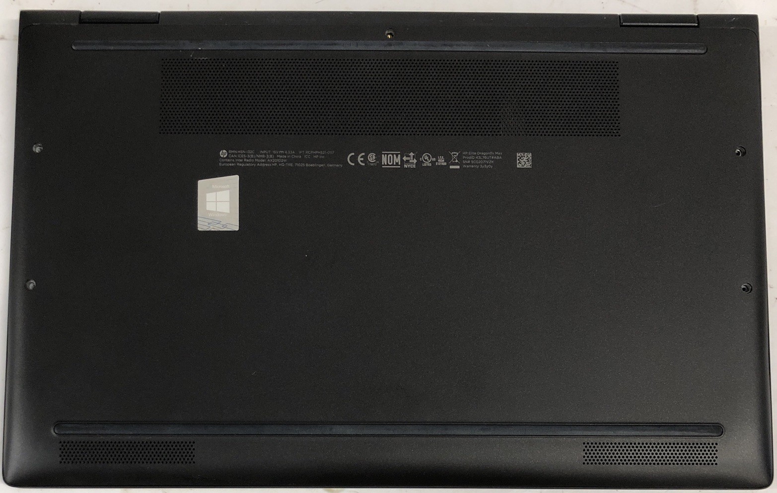 HP Elite Dragonfly Max 13.3″ 2-in-1 Laptop i7-1165G7 16GB RAM 256GB NVMe