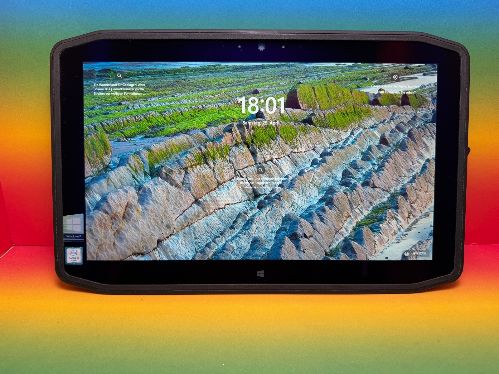 Zebra Xplore iX125R1 Rugged Tablet i5-6200U 8GB 256GB Win 11Pro 12.5″ Stylus LTE