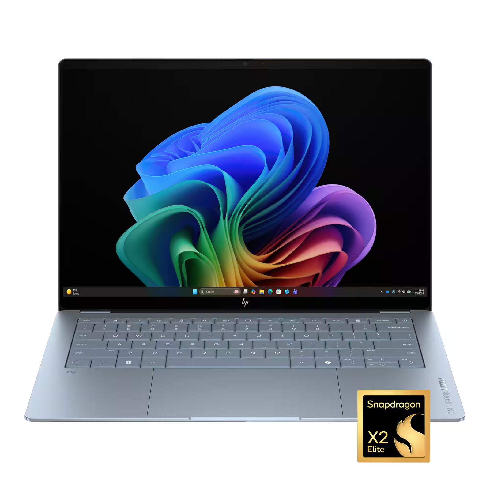 HP – OmniBook Ultra 14″ 3K OLED Touchscreen Laptop – Snapdragon X2 Elite – 32…