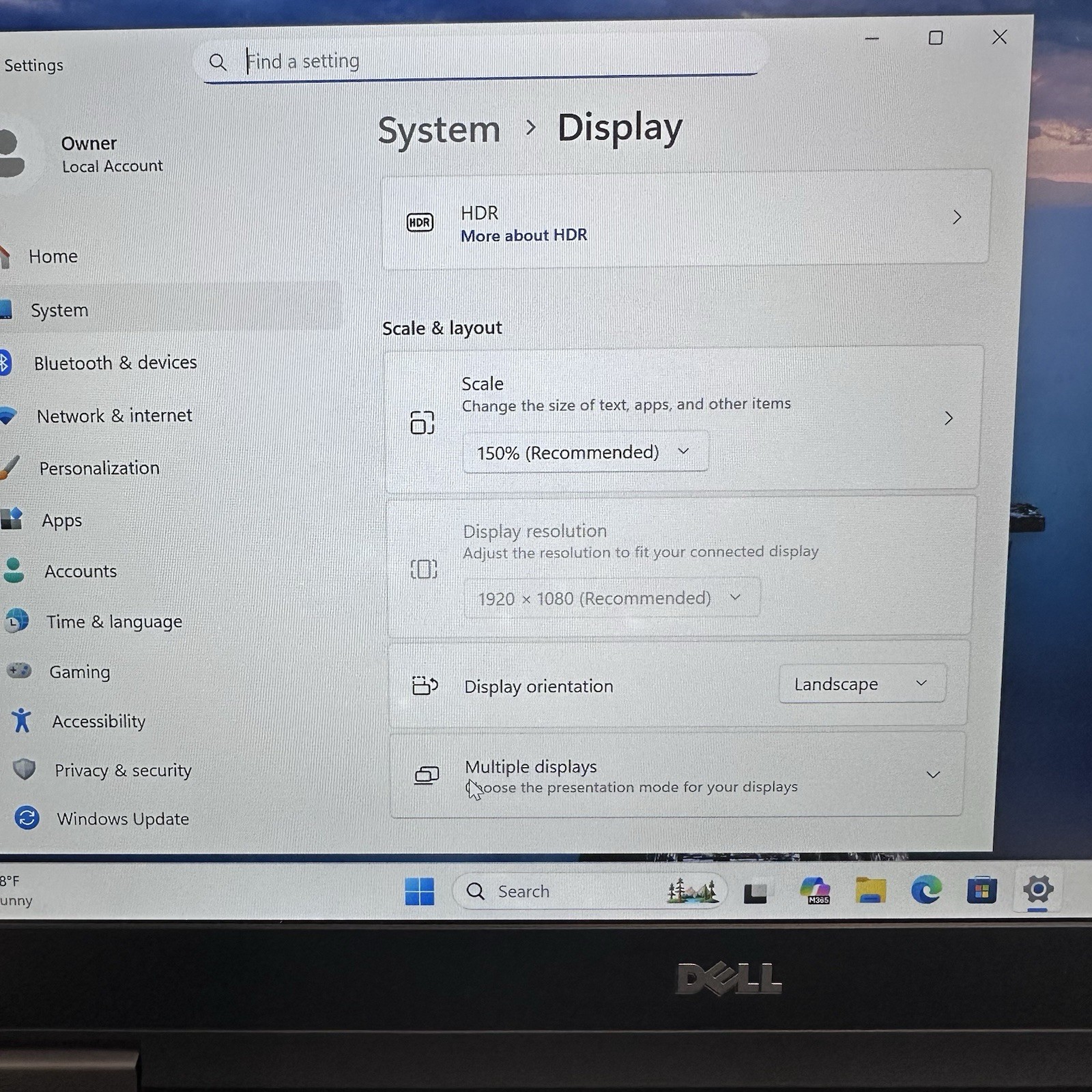 Dell Latitude E7470 I5-6300U 2.4GHz, 8GB RAM, 256GB NVme, 1920×1080
