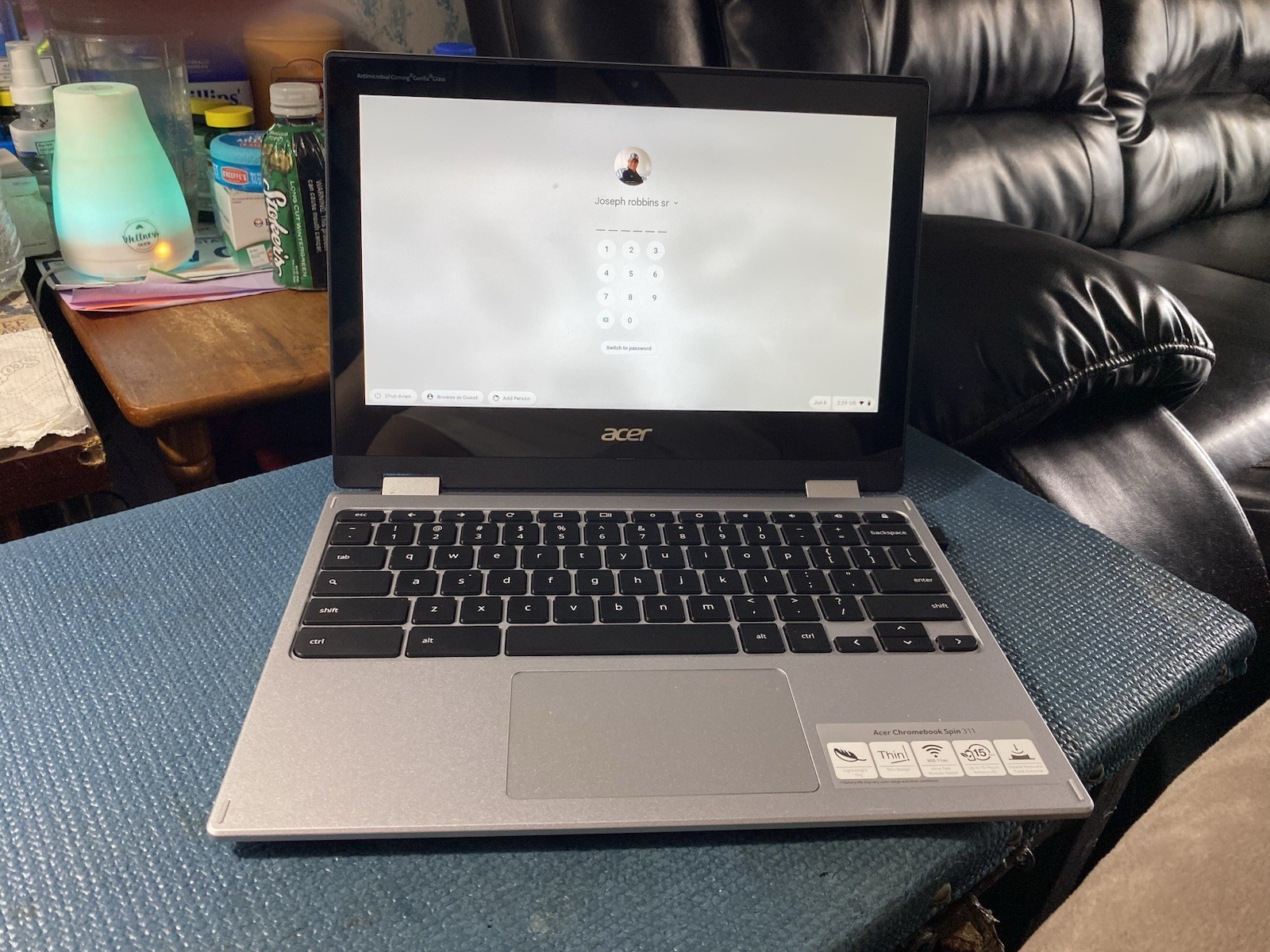 Acer Chromebook Spin 311 11.6″ Touch Intel Celeron 4GB 32GB eMMC ChromeOS