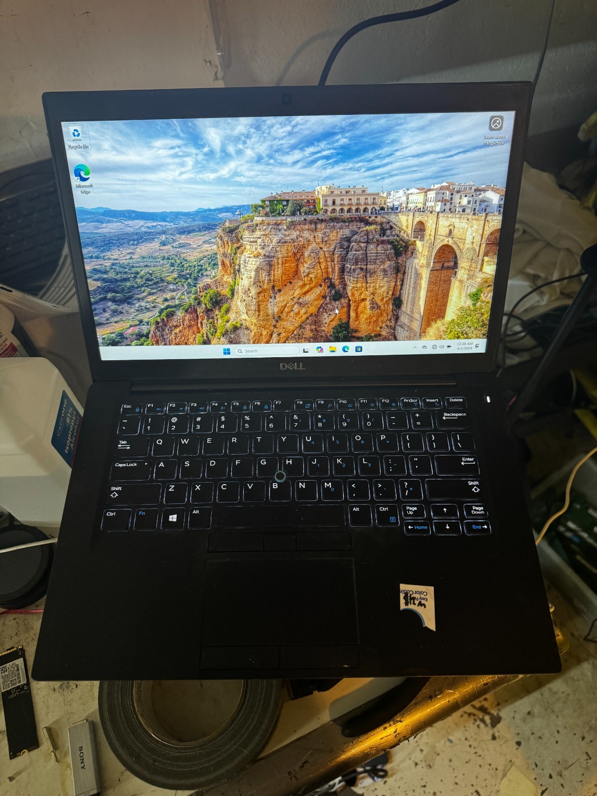 Dell Latitude 7490 Core I7-8650 256GB SSD 16GB RAM Win11 Pro Laptop #5774