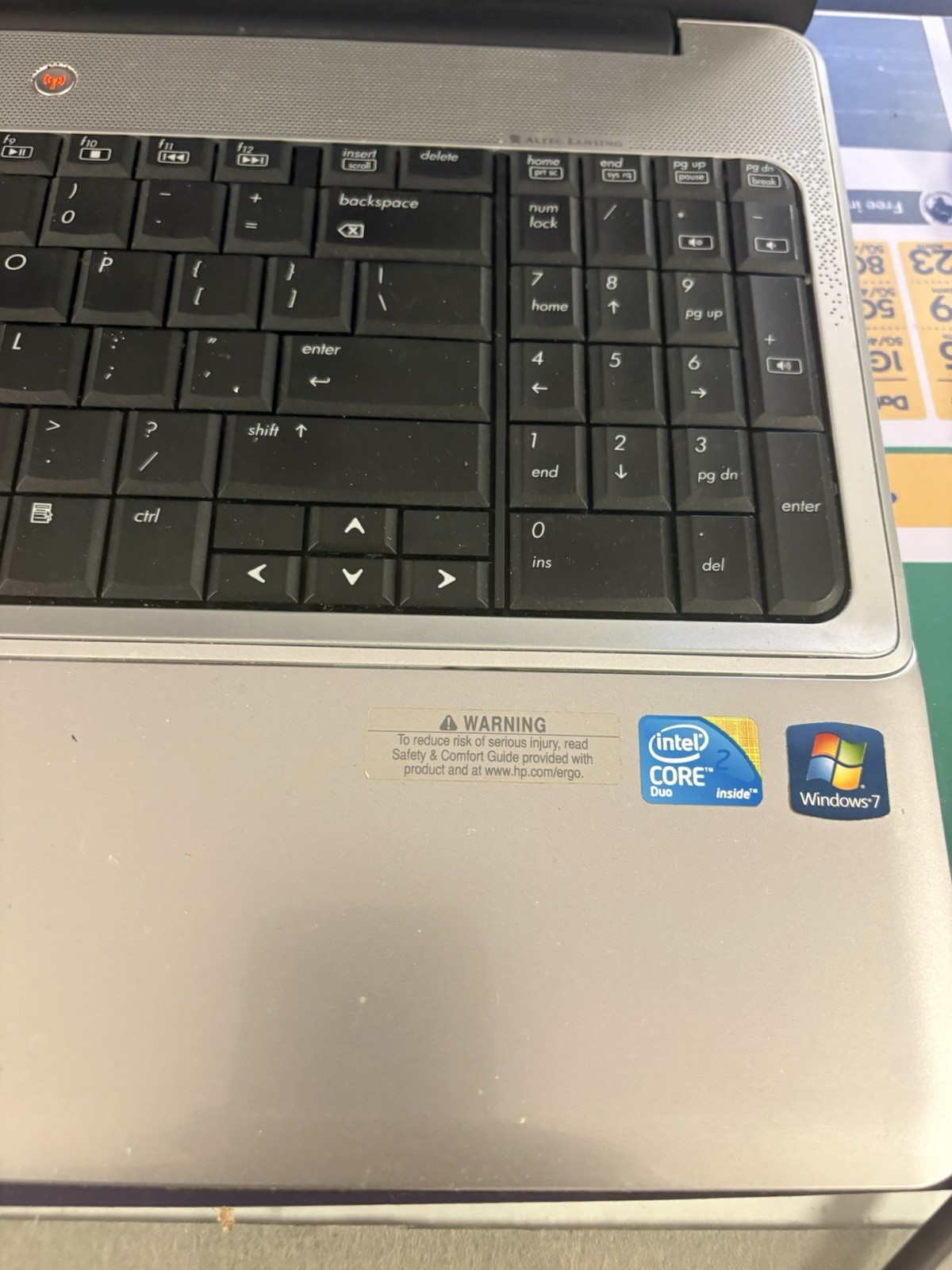 HP G60-552NR Notebook 15″ Laptop Intel Pentium Dual Core-