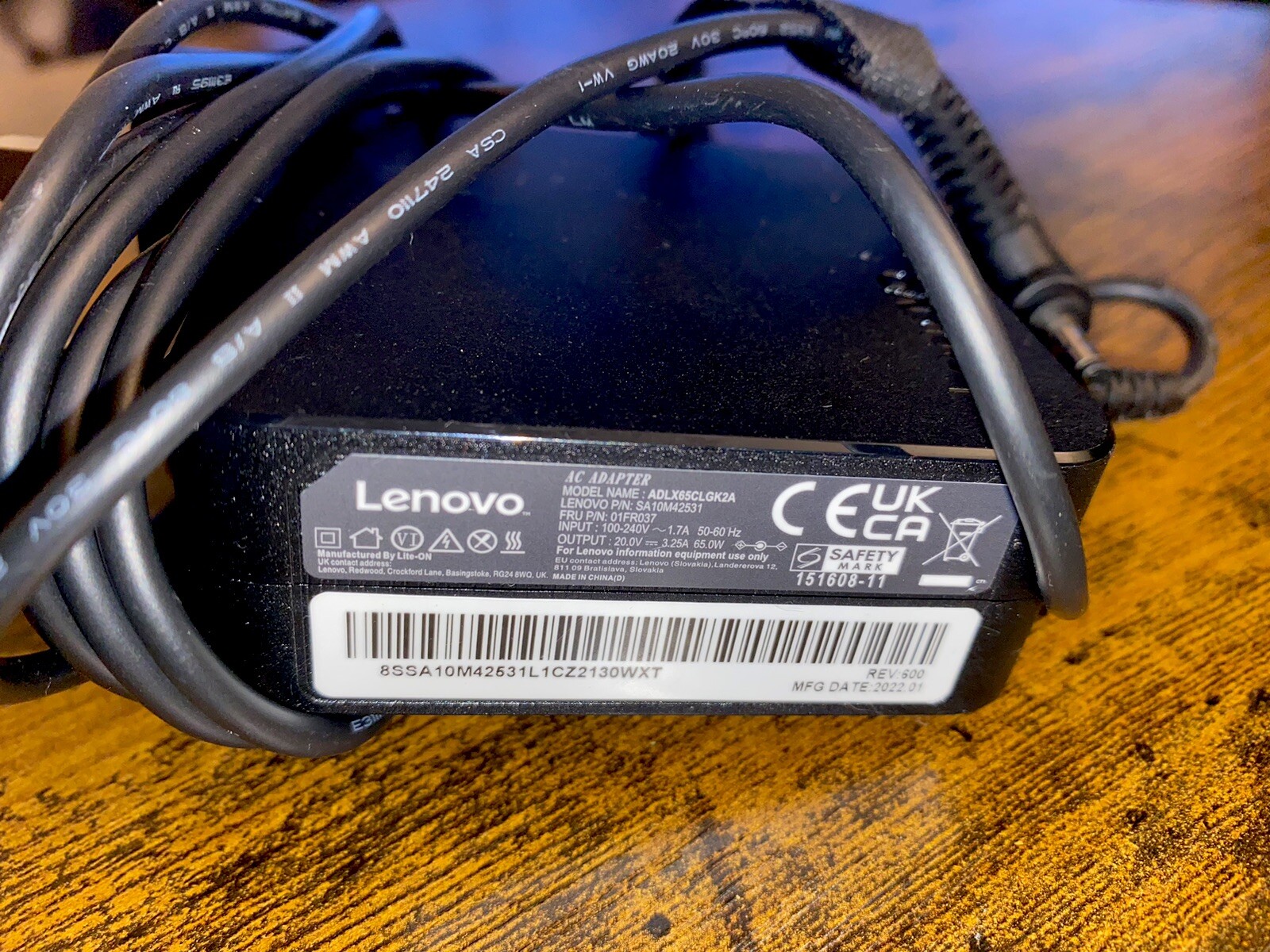 Lenovo V15 G2 16GB Laptop With Charger And Case