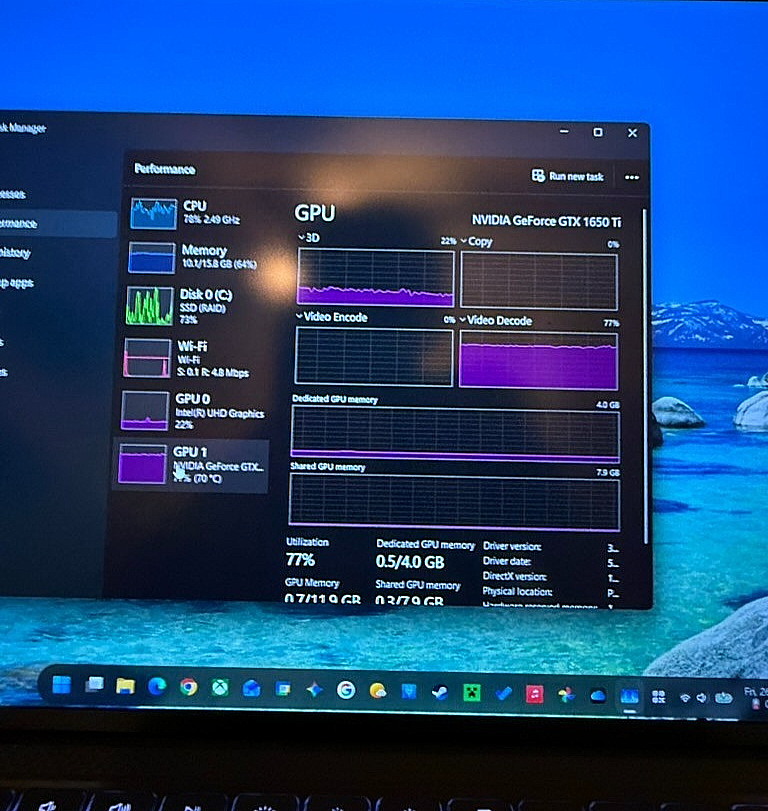 Dell XPS 15 9500 Silver FHD+ i7-10750H 2.60GHz 16GB 512GB SSD GTX 1650 Ti Fair