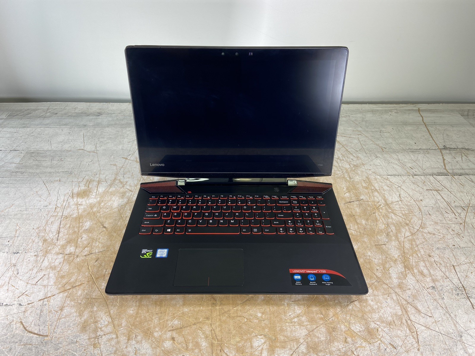 LENOVO Y700-15ISK i7-6700HQ @ 2.60GHz, 8GB RAM, NO HDD/OS