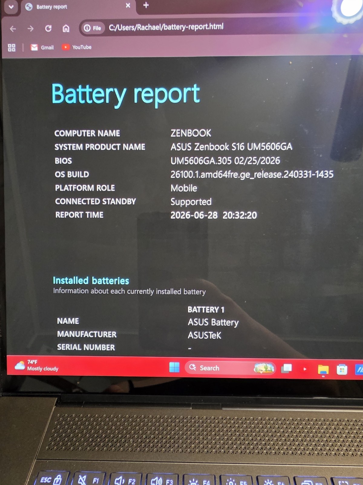 ASUS – Zenbook S16 16″ 3K OLED Touchscreen Laptop – AMD Ryzen AI 9 465 2026 -…