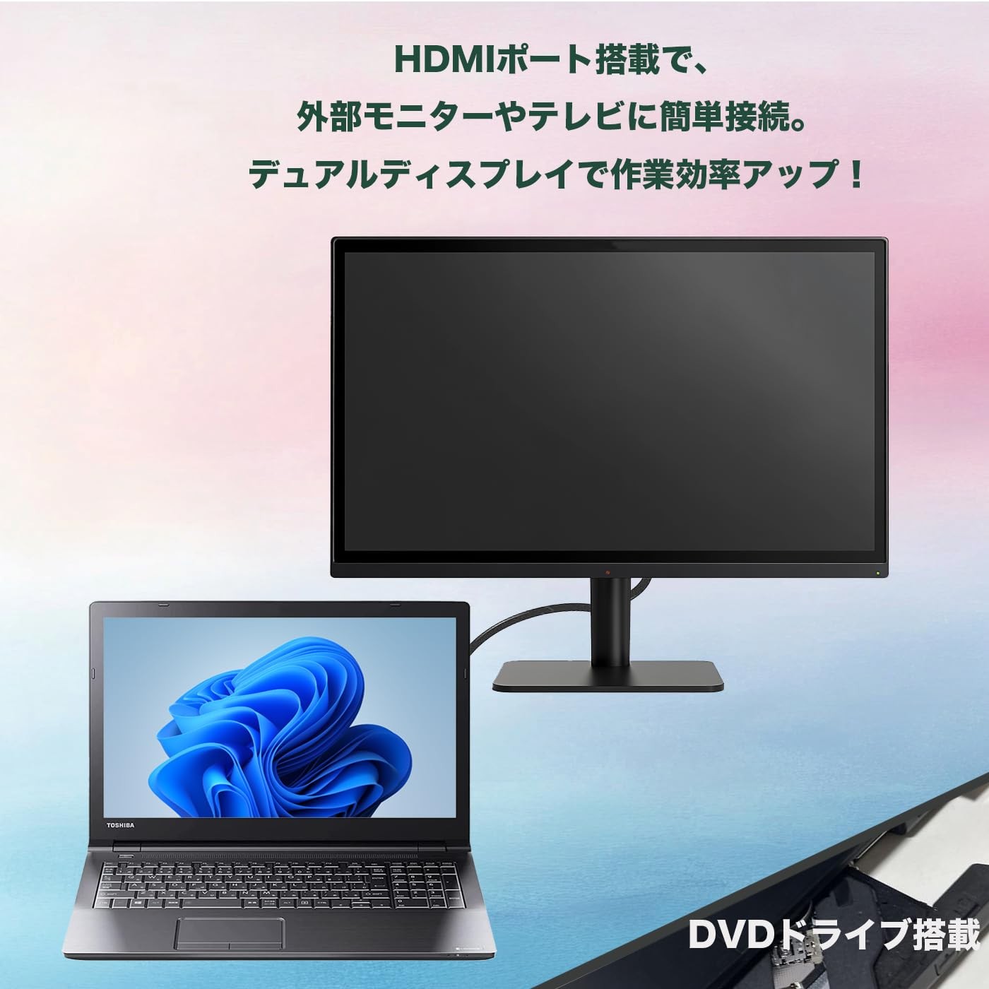 Toshiba Dynabook B65 i5-8250U 16GB 512GB SSD Win11 Pro Office 2019 15.6″ FHD DVD