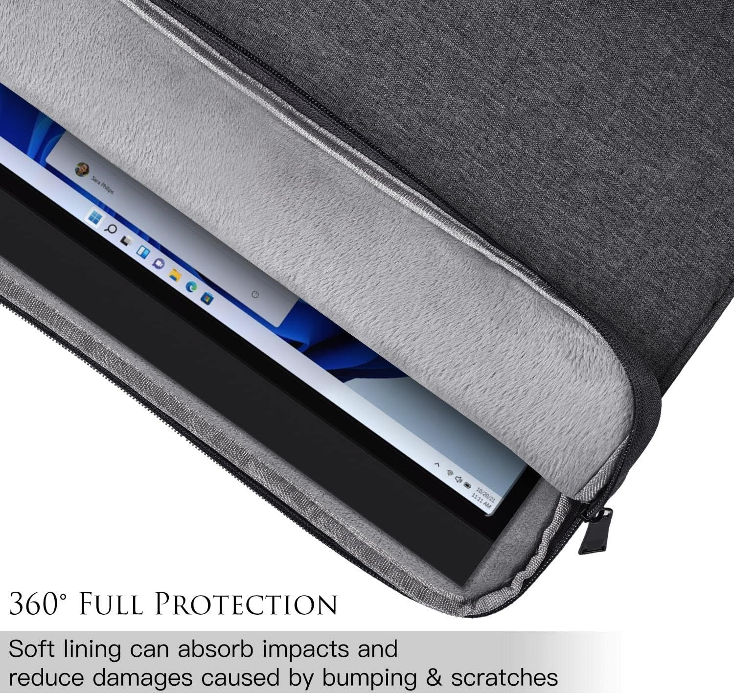 16.1 inch Portable Monitor Case Sleeve for KYY MNN Innoview Forhelp ASUS Zenscre