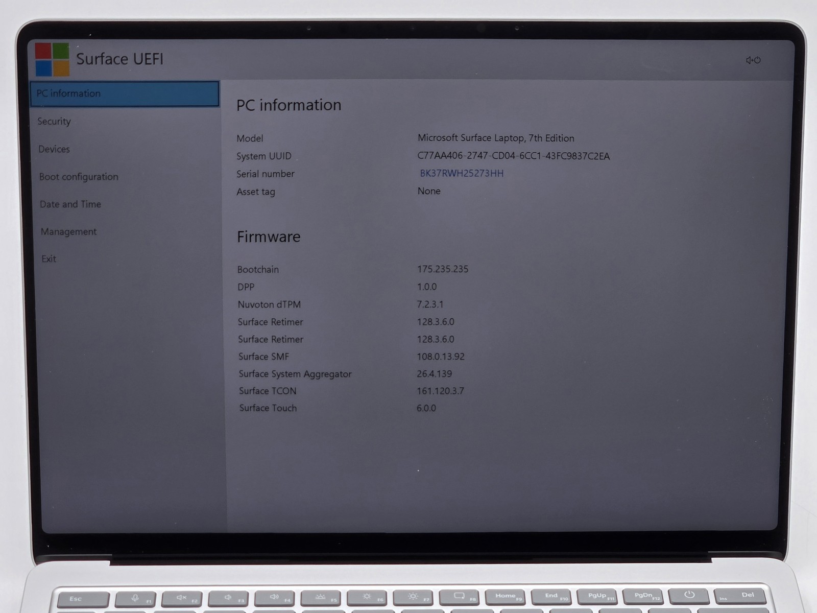 Microsoft Surface Laptop 7th Edition 13.8in Touch Snapdragon X 16GB 512GB W11