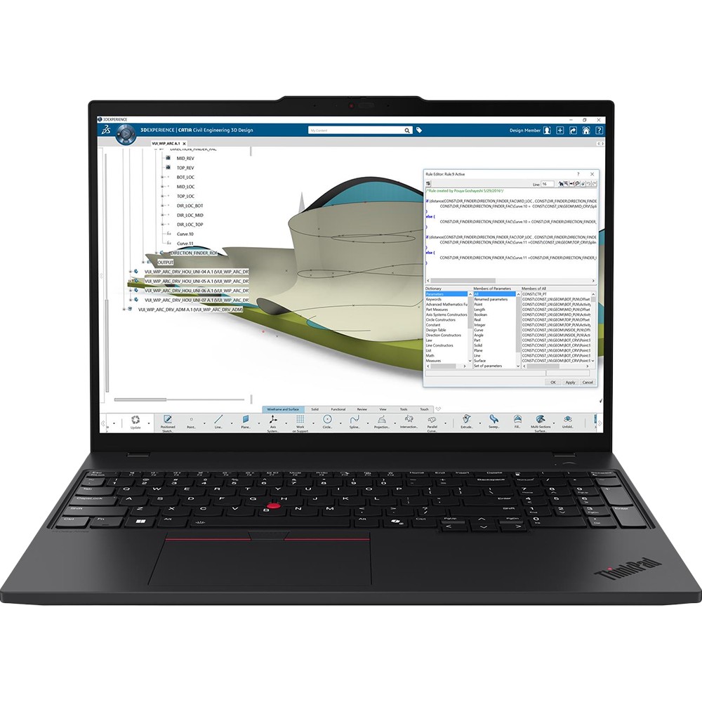 Lenovo ThinkPad P16s Gen 4 AMD Mobile Workstation in Black – 21QR0024US