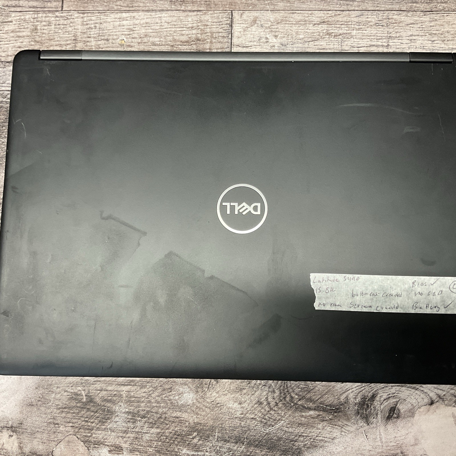 Dell Latitude 5490 / i5 8th Gen / BIOS Unlocked / Cracked Screen / No SSD / O10